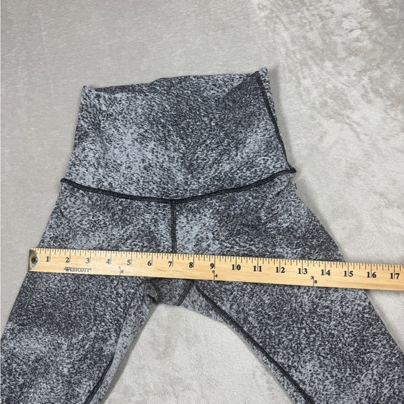 Lululemon Wunder Under Pant Hi-Rise Luon Spray Jacquard White Black Leggings 4 - Picture 7 of 16